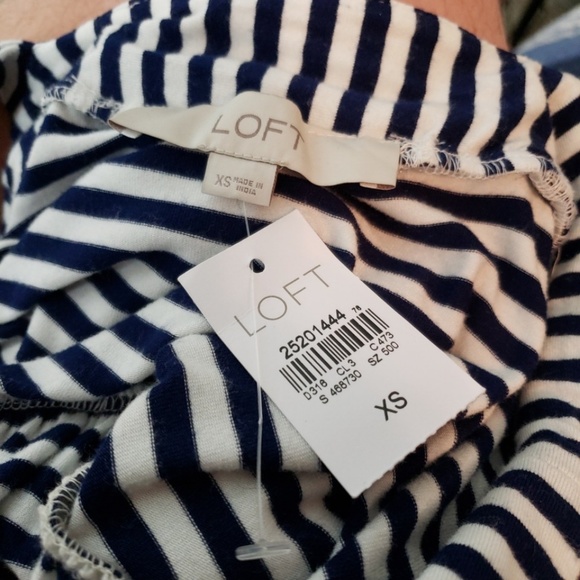 Ann Taylor Loft Striped Stretchy Maxi Dress - Picture 7 of 7